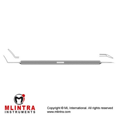 Moran Lasik Enhancment Spatula Stainless Steel, 13.5 cm - 5 1/4" 